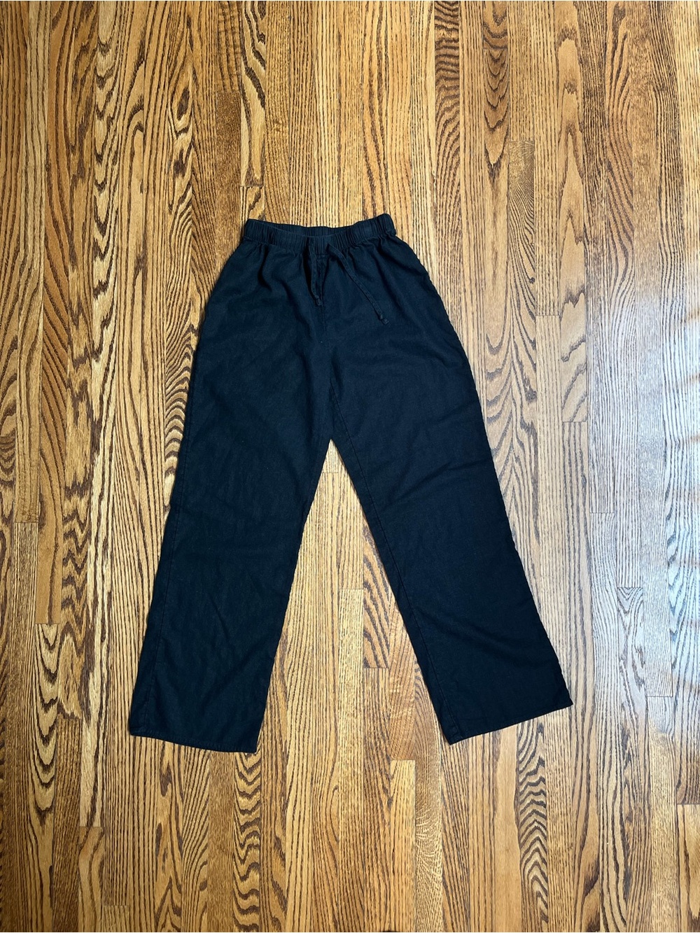 Wilfred Black Linen Pants